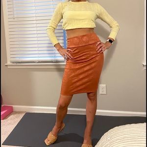 LulaRoe peach skirt